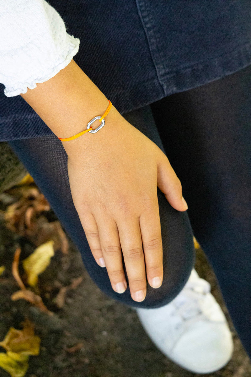 Bracelet Zélie - Orange Fluo