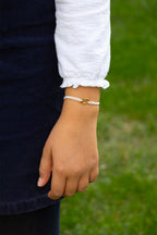 Agathe bracelet - White