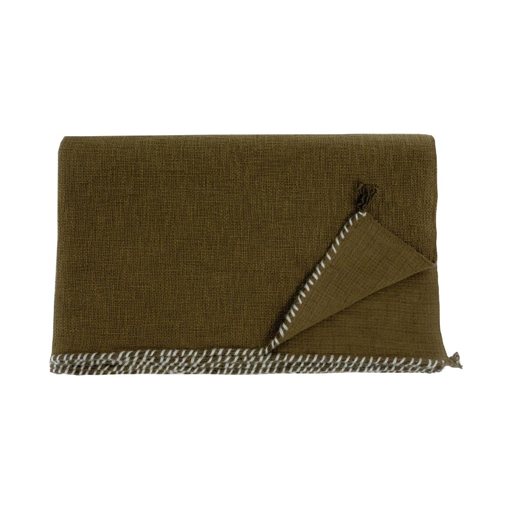 Slub Cotton Throw Blanket 140x220cm