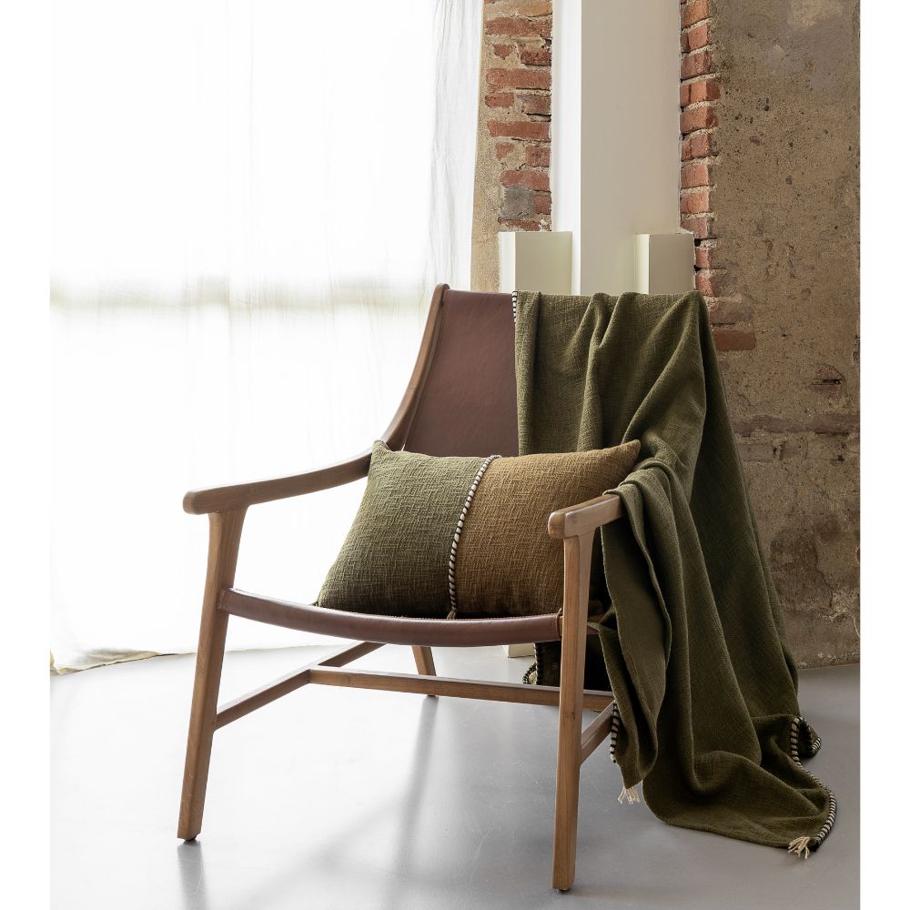Slub Cotton Throw Blanket 140x220cm