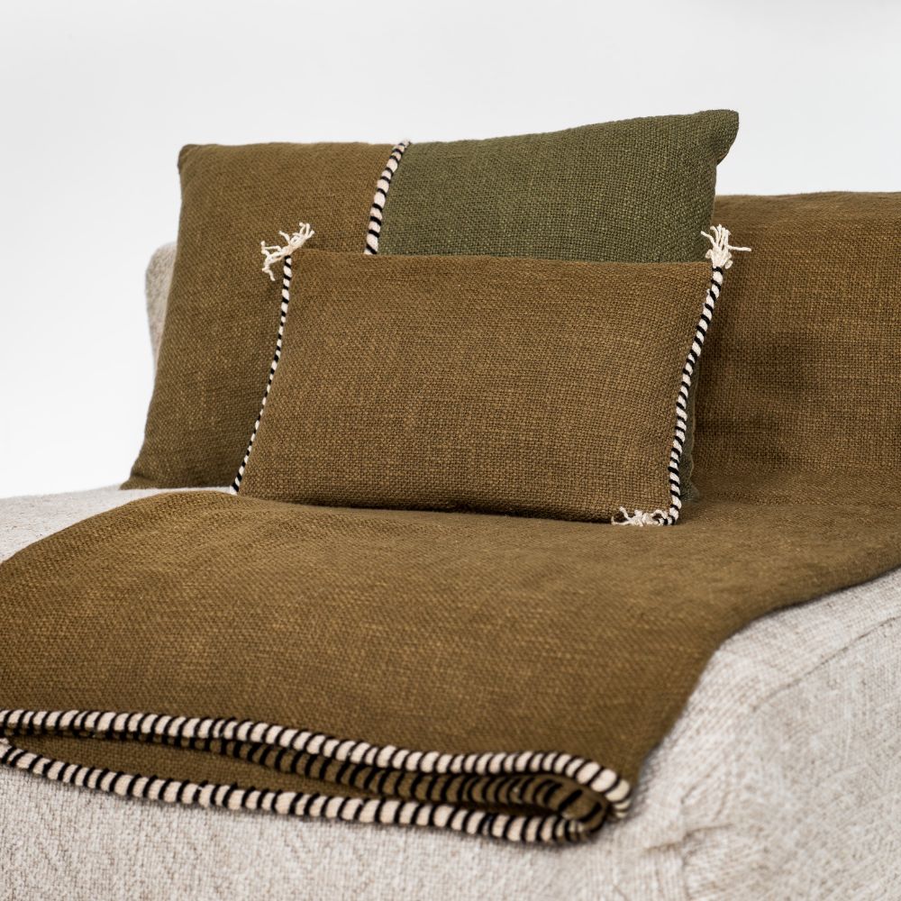 Slub Cotton Throw Blanket 140x220cm