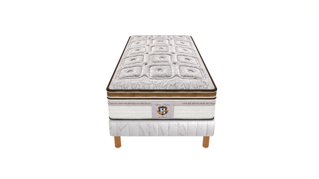 Renaissance - Mattress + Box Spring Set - White/Brown