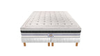 Versailles - Ensemble Matelas + Sommier - Blanc/Noir