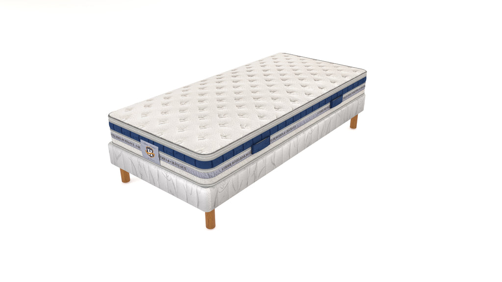 Villandry - Mattress + Box Spring Set - White/Grey