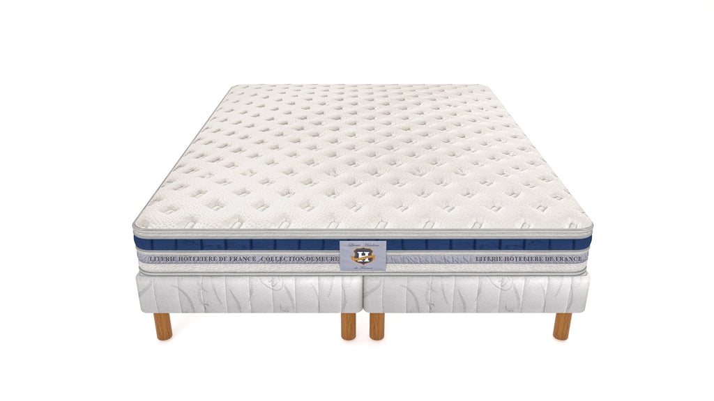 Villandry - Mattress + Box Spring Set - White/Grey