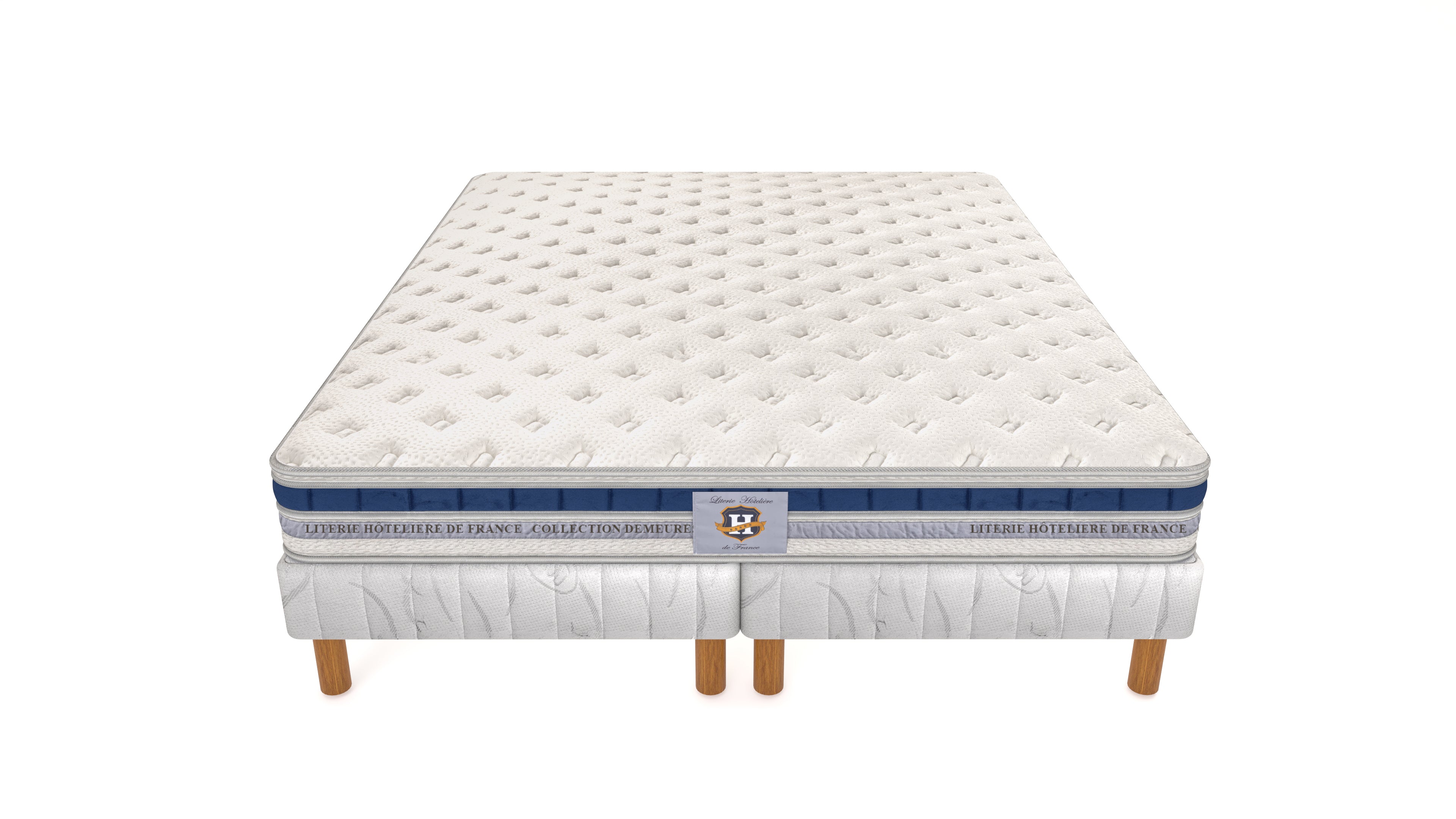 Villandry - Mattress + Box Spring Set - White/Grey