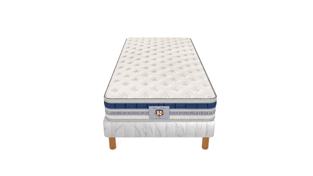 Villandry - Mattress + Box Spring Set - White/Grey