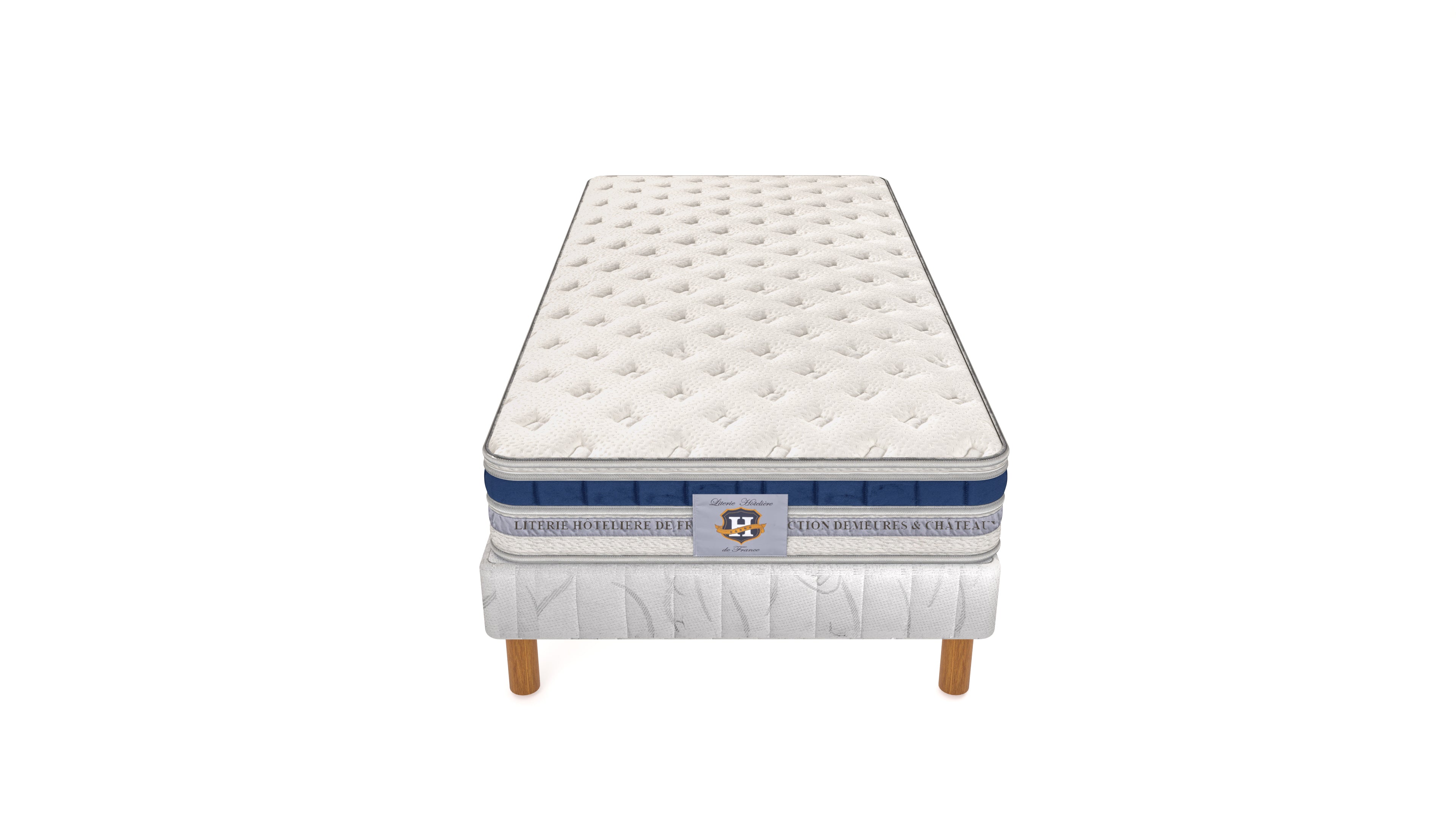Villandry - Mattress + Box Spring Set - White/Grey