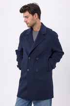 Herenmantel Enzo - Marineblauw - Heren