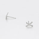 Boucle D'Oreilles " Life" Diamants 0,12Ct/26 - Or Blanc