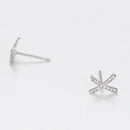 Boucle D'Oreilles " Life" Diamants 0,12Ct/26 - Or Blanc