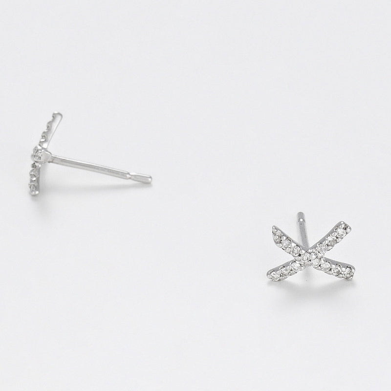 Boucle D'Oreilles " Life" Diamants 0,12Ct/26 - Or Blanc