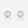 Boucles D'Oreilles "Simplicité" Diamant : 0,10" Simplicité" Diamant : 0,10Ct/24