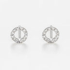 Boucles D'Oreilles "Simplicité" Diamant : 0,10" Simplicité" Diamant : 0,10Ct/24