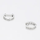 "Pm Ring" Diamond Earrings 0.06Ct/20 - White Gold