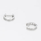 Øreringe "Anneau PM" Diamanter 0,06 ct/20