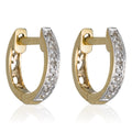 Boucles D'Oreilles "Anneau Pm" Diamants 0,06Ct/20