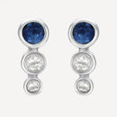 Boucles D'Oreilles "Dulce" D0,055/4 S0,15/2 - Or Blanc 375/1000