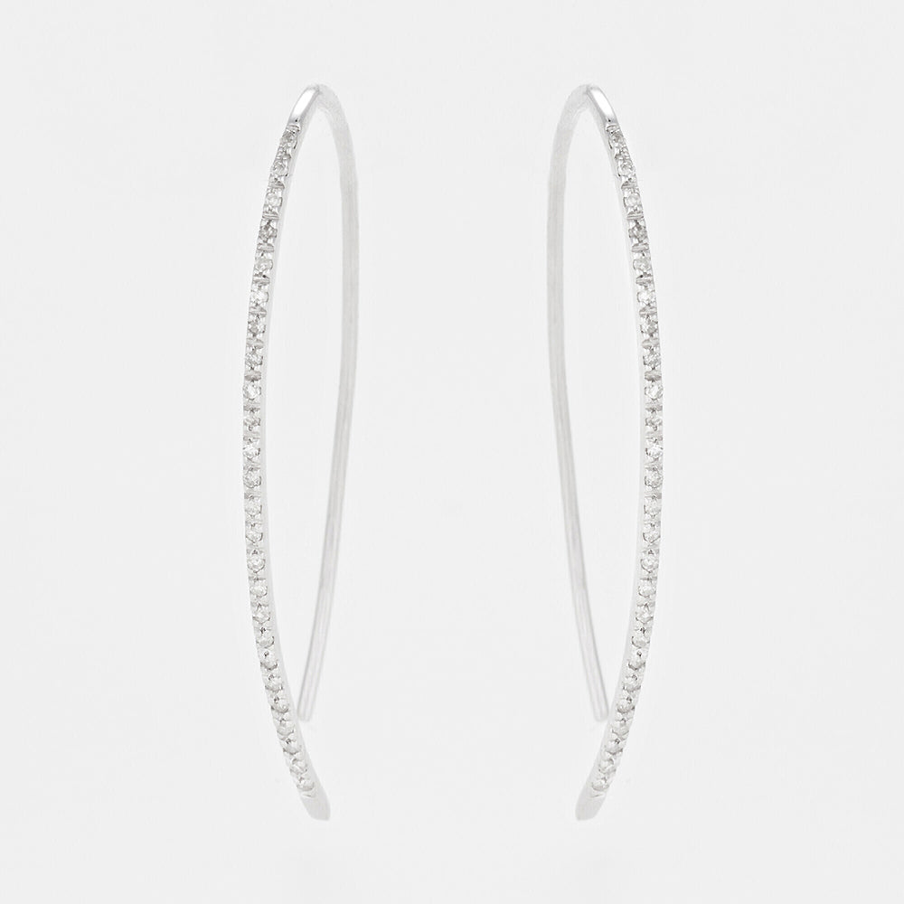 Boucles D'Oreilles "Lianes Précieuses" Diamant 0,150/50