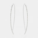 Boucles D'Oreilles "Lianes Précieuses" Diamant 0,150/50 - Or Blanc