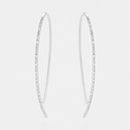 Boucles D'Oreilles "Lianes Précieuses" D0,150/50 - Or Blanc 375/1000