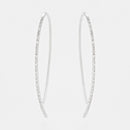 Boucles D'Oreilles "Lianes Précieuses" Diamant 0,150/50 - Or Blanc 375/1000
