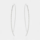 Lianes Précieuses" Earrings Diamond 0.150/50 - Gold Blanc 375/1000