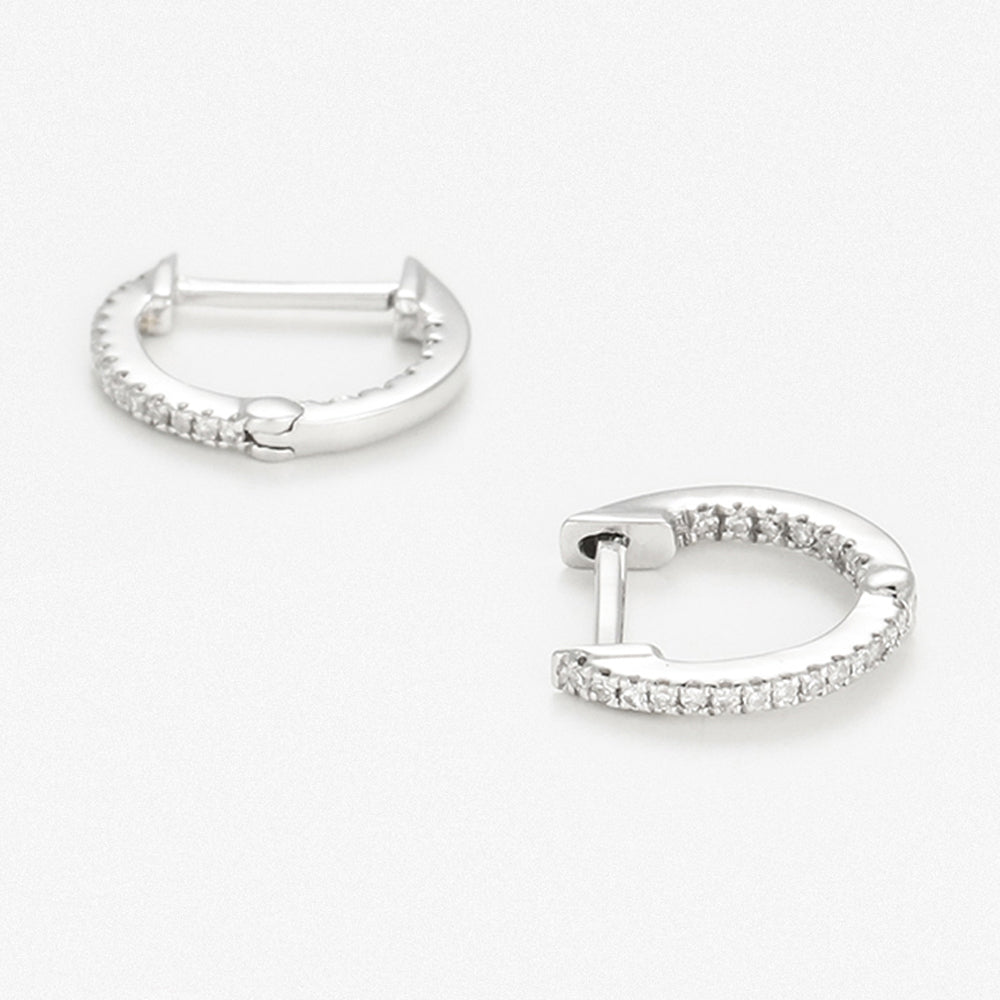 Boucles D'Oreilles "Perfect Créoles" Diamant 0,08/42