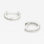 Boucles D'Oreilles "Perfect Créoles" Diamant 0,08/42