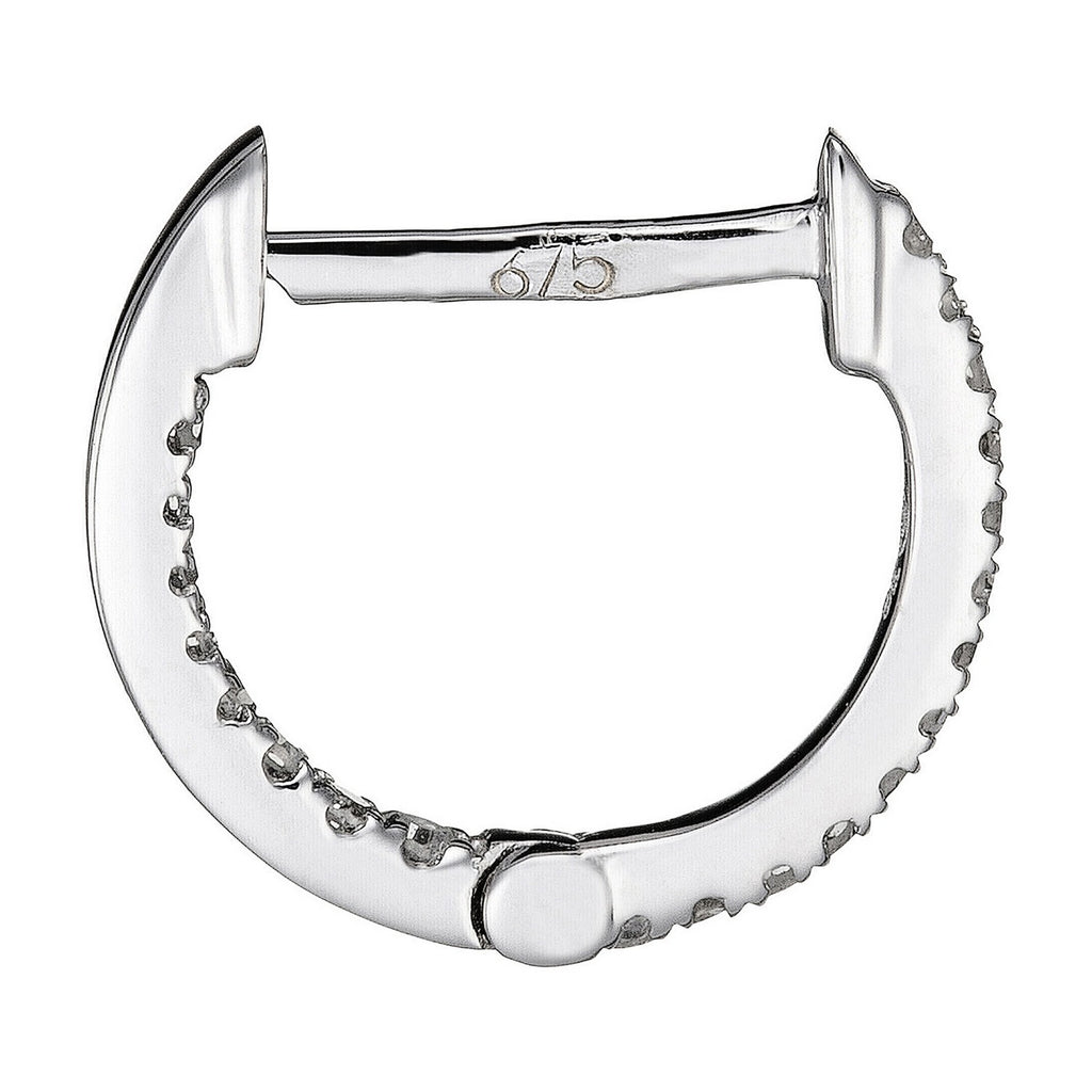 Boucles D'Oreilles "Perfect Créoles" Diamant 0,08/42 - Or Blanc
