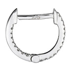 Boucles D'Oreilles "Perfect Créoles" Diamant 0,08/42 - Or Blanc