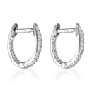 Boucles D'Oreilles "Perfect Créoles" D0,08/42 - Or Blanc 375/1000