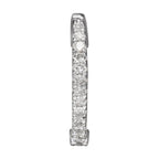 Boucles D'Oreilles "Perfect Créoles" Diamant 0,08/42 - Or Blanc
