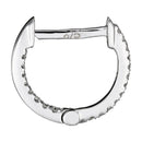 Boucles D'Oreilles "Perfect Créoles" Diamant 0,08/42 - Or Blanc