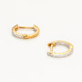 Boucles D'Oreilles "Perfect Créoles" Diamant 0,08/42