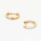 Boucles D'Oreilles "Perfect Créoles" Diamant 0,08/42