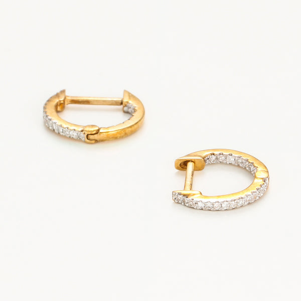 Örhängen "Perfect Créoles" diamant 0,08/42