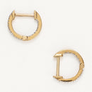 Boucles D'Oreilles "Perfect Créoles" Diamant 0,08/42 - Or Jaune