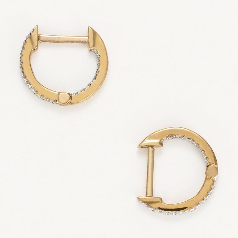 Perfect Créoles" Earrings D0,08/42 - Yellow Gold 375/1000