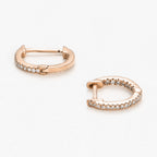 Boucles D'Oreilles "Perfect Créoles" Pm Diamants 0,08/42