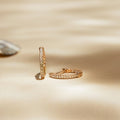 "Perfect Créoles" Diamond Earrings 0.08/42 - Rose Gold