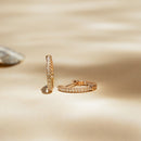 Boucles D'Oreilles "Perfect Créoles" Diamants 0,08/42 - Or Rose