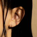 Boucles D'Oreilles "Joli Tourbillon Diamant" D0,03/10 - Or Blanc