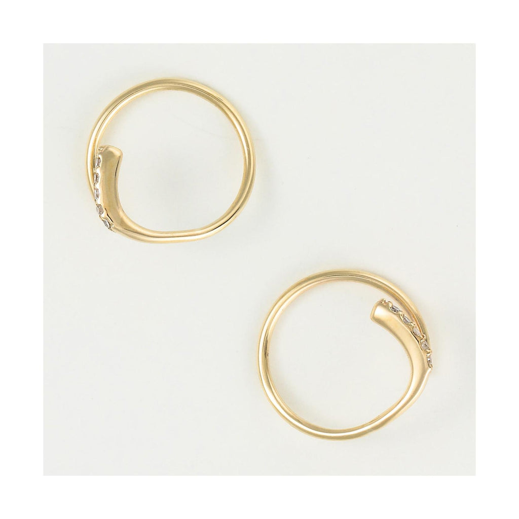 “Pretty Diamond Tourbillon” Earrings D0.03/10 – 375/1000 Yellow Gold