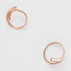 Boucles D'Oreilles "Joli Tourbillon Diamant" D0,03/10