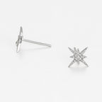 “Sirius” Earrings D0.04Ct/10 – White Gold