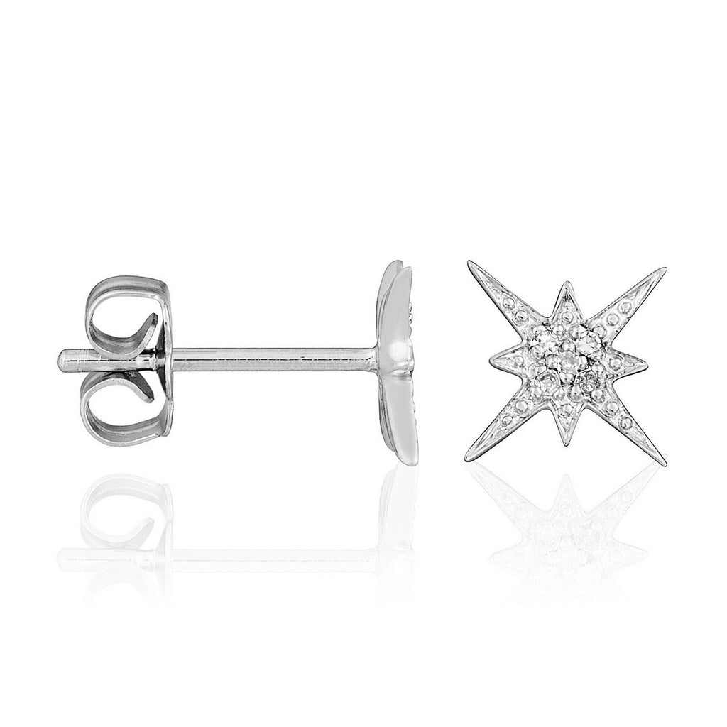 “Sirius” Earrings D0.04Ct/10 – White Gold