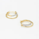 Boucles D'Oreilles "Claudia" D0,09/14 - Or Jaune 375/1000