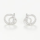 Boucles D'Oreilles "Thelma" D0,11/36 - Or Blanc 375/1000