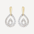 Boucles D'Oreilles "Josephina" D0,13/34 - Or Jaune 375/1000